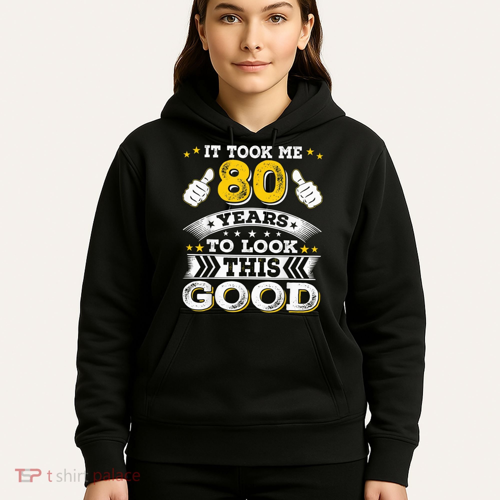 Eighty 1943 80th 80 Years Old birthday Idea For Dad Grandpa Hoodie