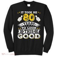 Eighty 1943 80th 80 Years Old birthday Idea For Dad Grandpa Sweatshirt thumb 0