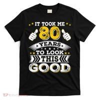 Eighty 1943 80th 80 Years Old birthday Idea For Dad Grandpa T-Shirt thumb 0