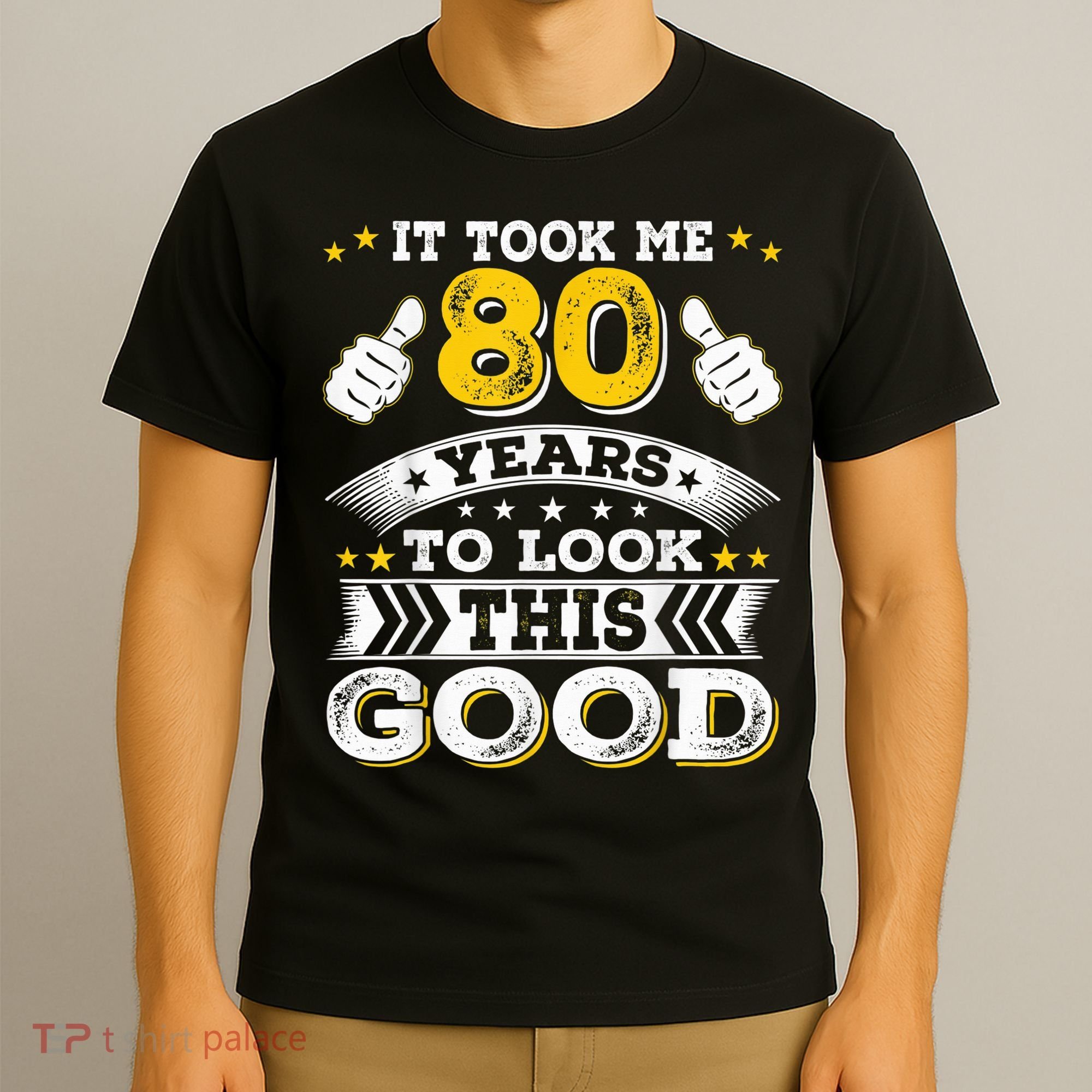 Eighty 1943 80th 80 Years Old birthday Idea For Dad Grandpa T-Shirt