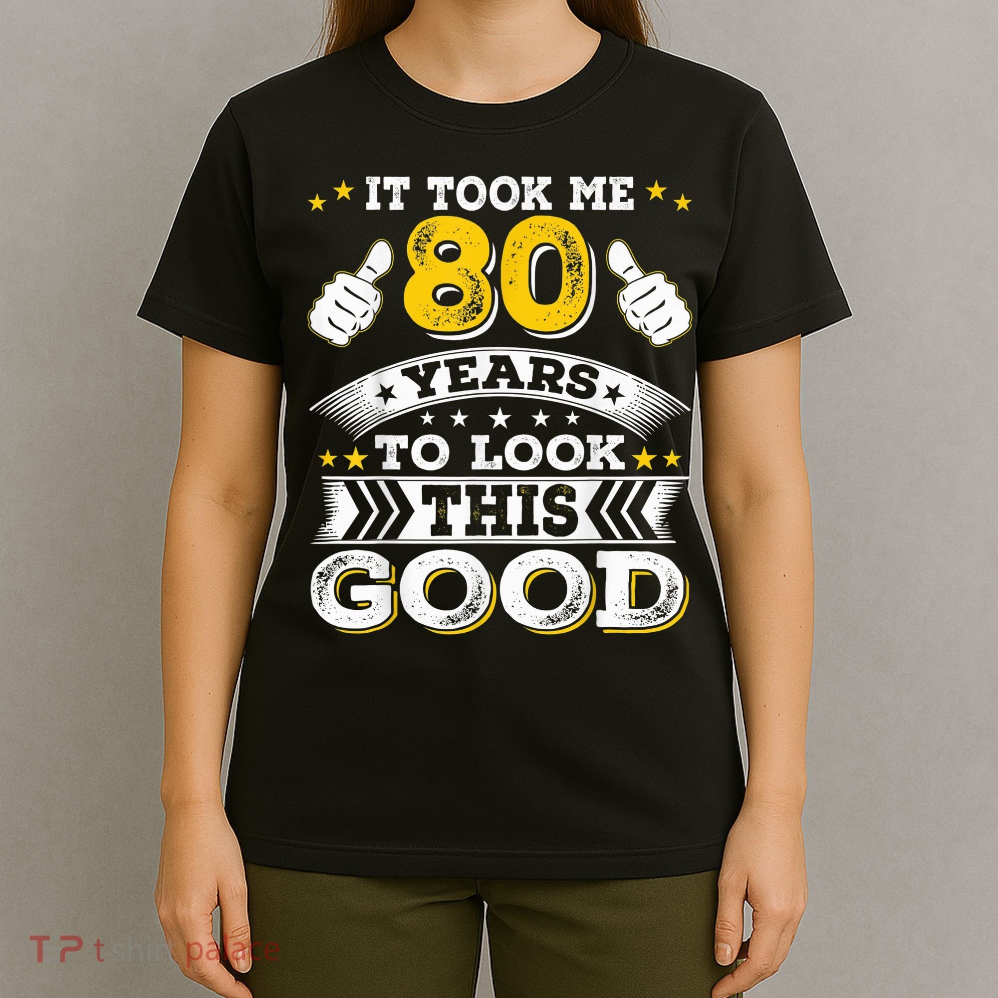 Eighty 1943 80th 80 Years Old birthday Idea For Dad Grandpa T-Shirt