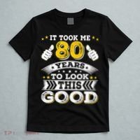 Eighty 1943 80th 80 Years Old birthday Idea For Dad Grandpa T-Shirt thumb 5