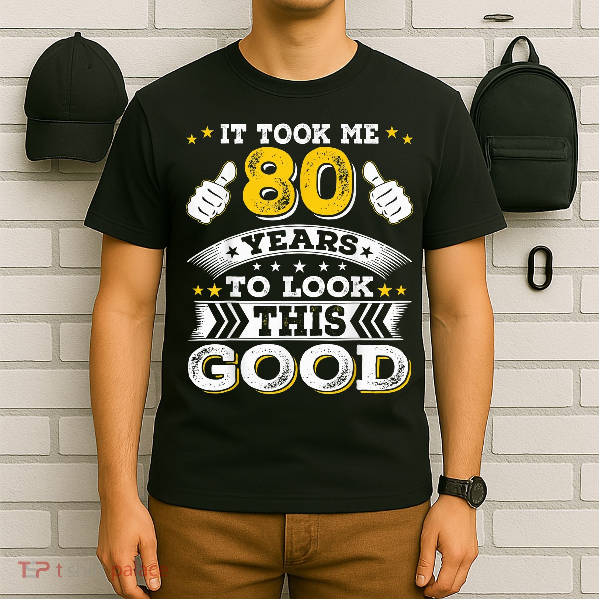 Eighty 1943 80th 80 Years Old birthday Idea For Dad Grandpa T-Shirt