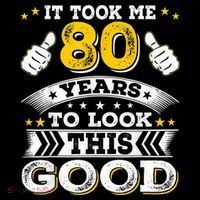 Eighty 1943 80th 80 Years Old birthday Idea For Dad Grandpa T-Shirt thumb 7
