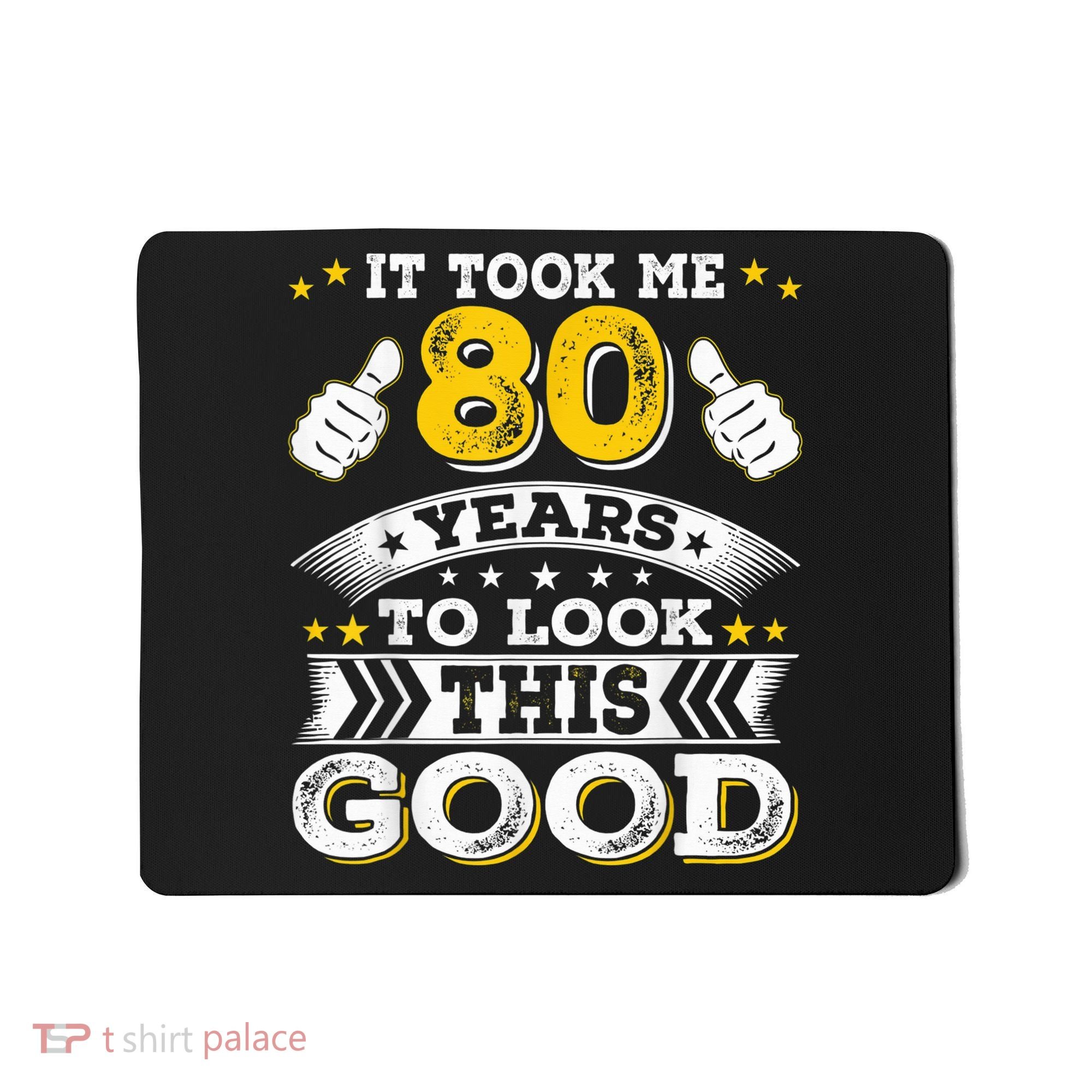 Eighty 1943 80th 80 Years Old birthday Idea For Dad Grandpa Mousepad