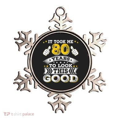 Eighty 1943 80th 80 Years Old birthday Idea For Dad Grandpa Ornament