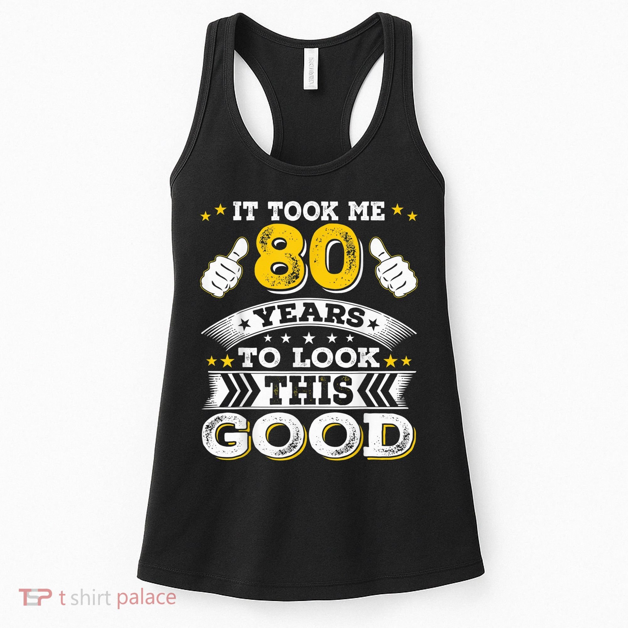 Eighty 1943 80th 80 Years Old birthday Idea For Dad Grandpa Women's Tank Top