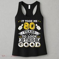 Eighty 1943 80th 80 Years Old birthday Idea For Dad Grandpa Women's Tank Top thumb 3