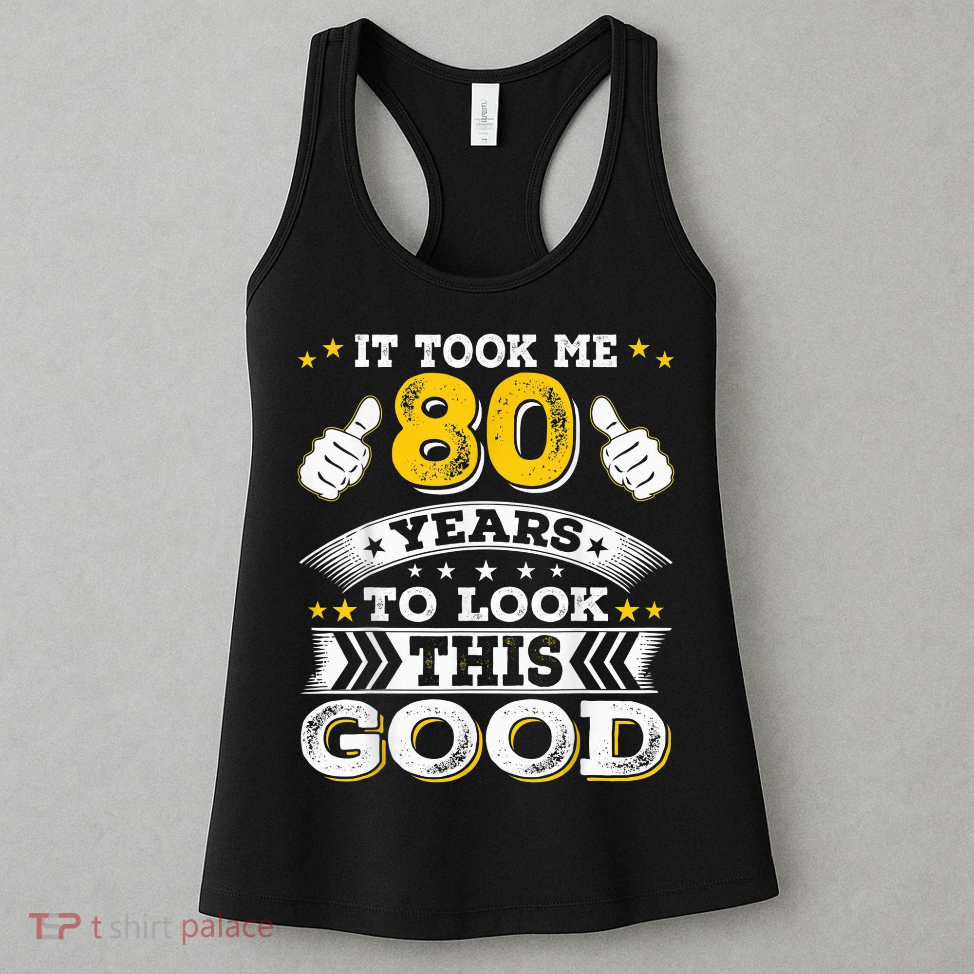 Eighty 1943 80th 80 Years Old birthday Idea For Dad Grandpa Women's Tank Top
