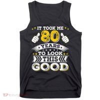 Eighty 1943 80th 80 Years Old birthday Idea For Dad Grandpa Tank Top thumb 0