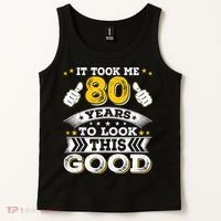 Eighty 1943 80th 80 Years Old birthday Idea For Dad Grandpa Tank Top thumb 2