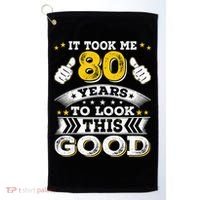 Eighty 1943 80th 80 Years Old birthday Idea For Dad Grandpa Golf Towel thumb 0