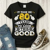 Eighty 1943 80th 80 Years Old birthday Idea For Dad Grandpa Women's T-Shirt thumb 3