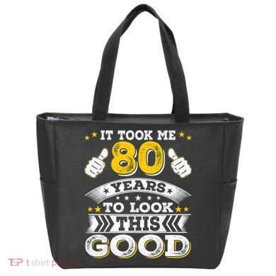 Eighty 1943 80th 80 Years Old birthday Idea For Dad Grandpa Tote Bag