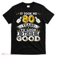 Eighty 1943 80th 80 Years Old birthday Idea For Dad Grandpa T-Shirt thumb 0