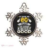 Eighty 1943 80th 80 Years Old birthday Idea For Dad Grandpa Ornament thumb 0