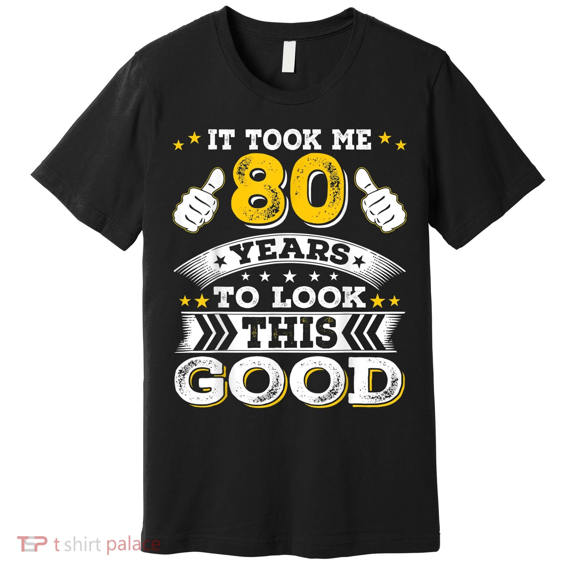 Eighty 1943 80th 80 Years Old birthday Idea For Dad Grandpa Premium T-Shirt
