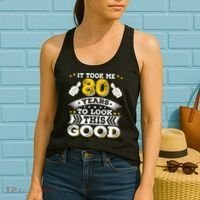 Eighty 1943 80th 80 Years Old birthday Idea For Dad Grandpa Women's Tank Top thumb 2