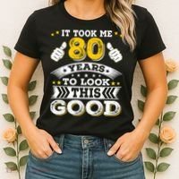 Eighty 1943 80th 80 Years Old birthday Idea For Dad Grandpa Women's T-Shirt thumb 2