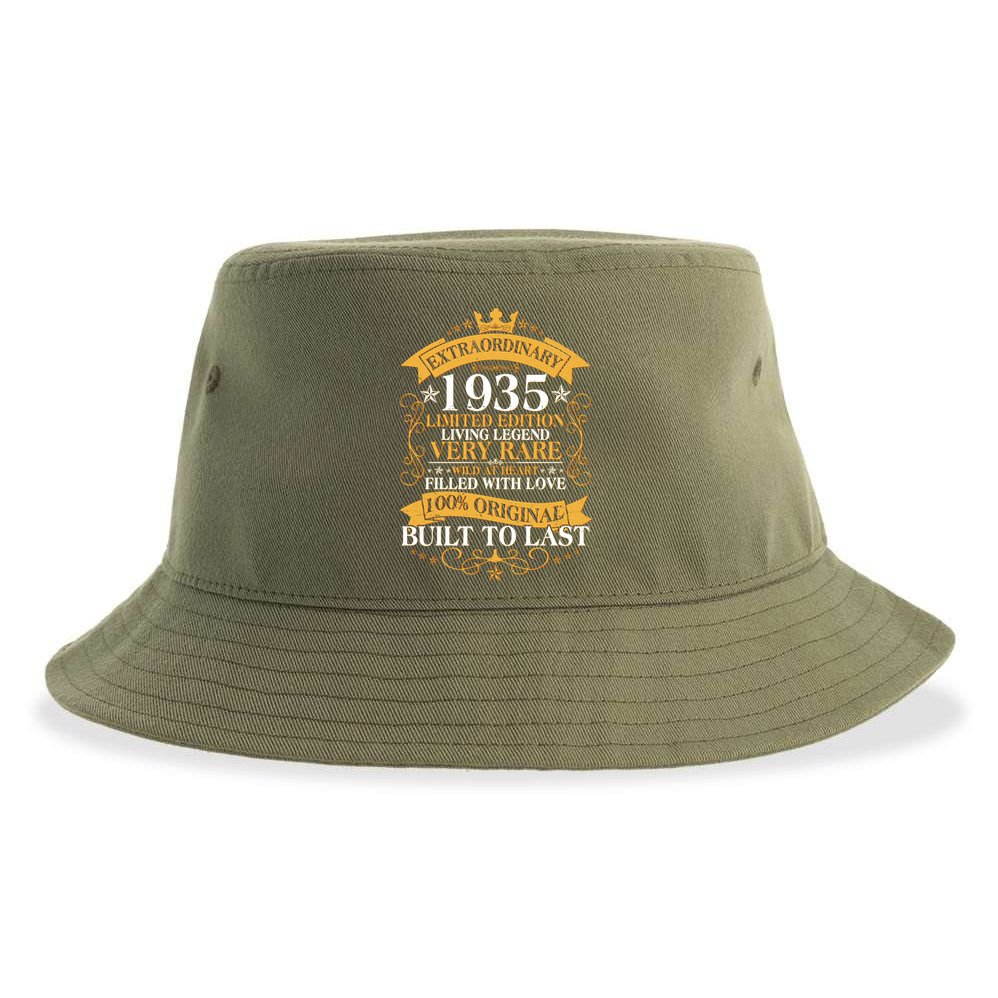 Extraordinary 1935 Limited Edition Built To Last 90th Birthday Sustainable Bucket Hat