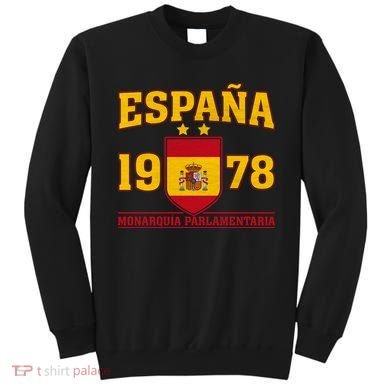 Español 1978 Monarquía Parlamentaria Spain Soccer Sweatshirt
