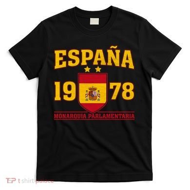 Español 1978 Monarquía Parlamentaria Spain Soccer T-Shirt