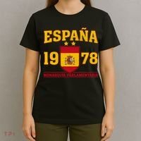 Español 1978 Monarquía Parlamentaria Spain Soccer T-Shirt thumb 4