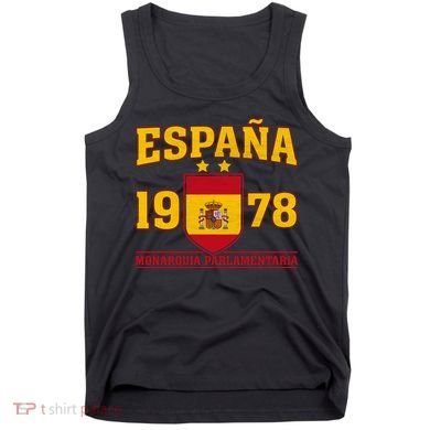 Español 1978 Monarquía Parlamentaria Spain Soccer Tank Top