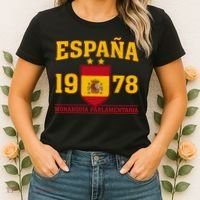 Español 1978 Monarquía Parlamentaria Spain Soccer Women's T-Shirt thumb 2