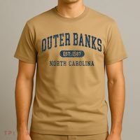 Est 1587 Obx North Carolina Nc T-Shirt thumb 3