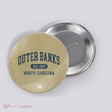 Est 1587 Obx North Carolina Nc Button