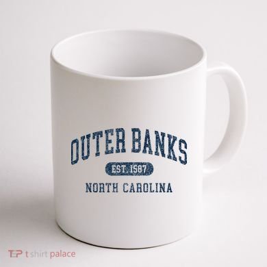 Est 1587 Obx North Carolina Nc Coffee Mug back