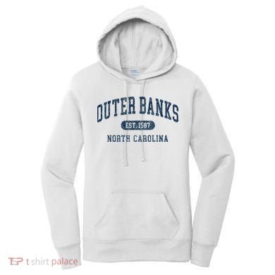 Est 1587 Obx North Carolina Nc Women's Hoodie