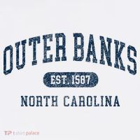 Est 1587 Obx North Carolina Nc Women's Hoodie thumb 2
