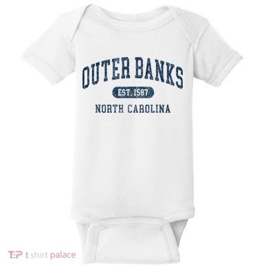 Est 1587 Obx North Carolina Nc Baby Bodysuit
