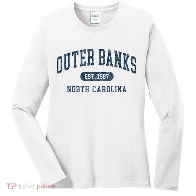 Est 1587 Obx North Carolina Nc Women's Long Sleeve Shirt
