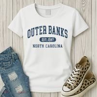 Est 1587 Obx North Carolina Nc Women's T-Shirt thumb 3