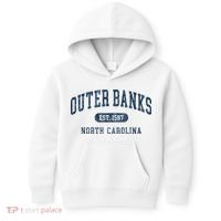 Est 1587 Obx North Carolina Nc Kids Hoodie thumb 0