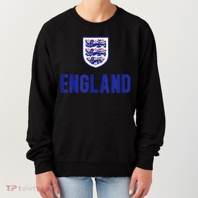 England 1982 Soccer Team Jersey British Three Heraldic Lions Women's Sweatshirt