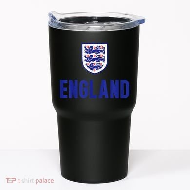England 1982 Soccer Team Jersey British Three Heraldic Lions Tumbler