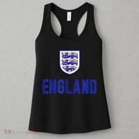 England 1982 Soccer Team Jersey British Three Heraldic Lions Women's Tank Top thumb 3