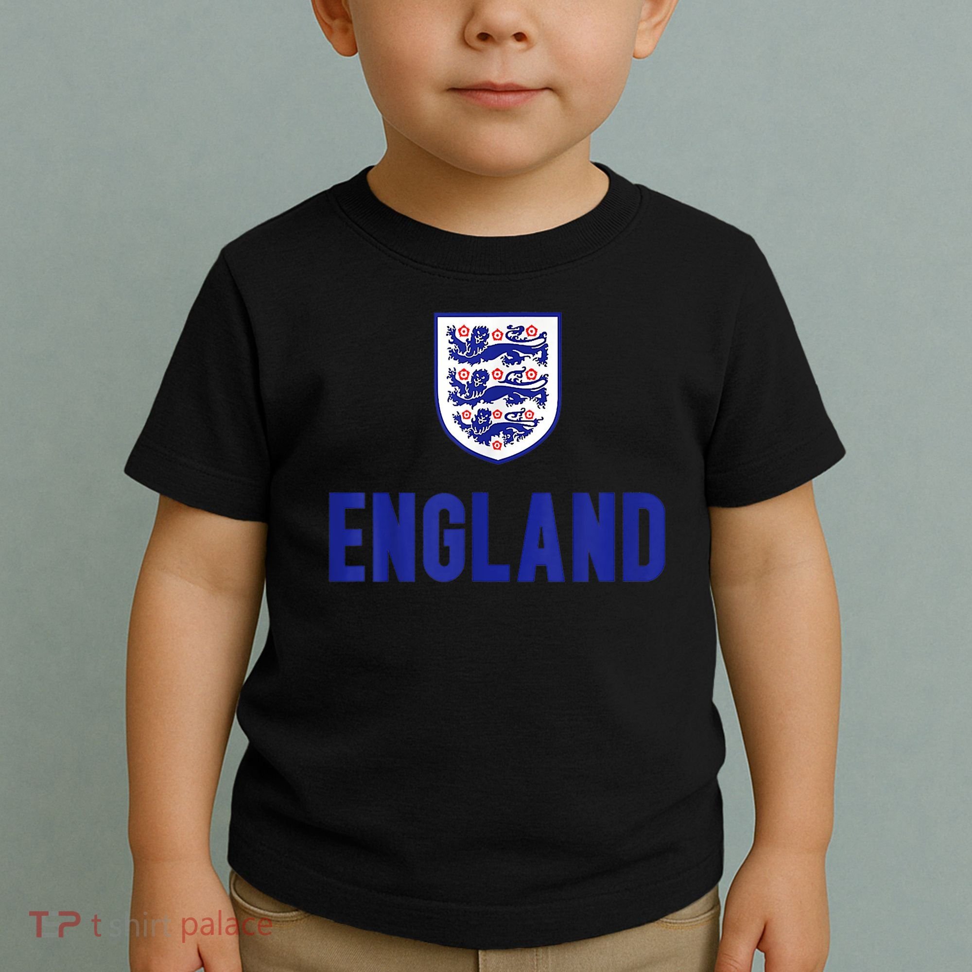 England 1982 Soccer Team Jersey British Three Heraldic Lions Toddler T-Shirt