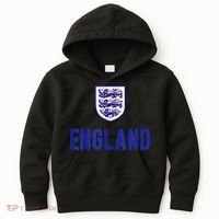 England 1982 Soccer Team Jersey British Three Heraldic Lions Kids Hoodie thumb 0