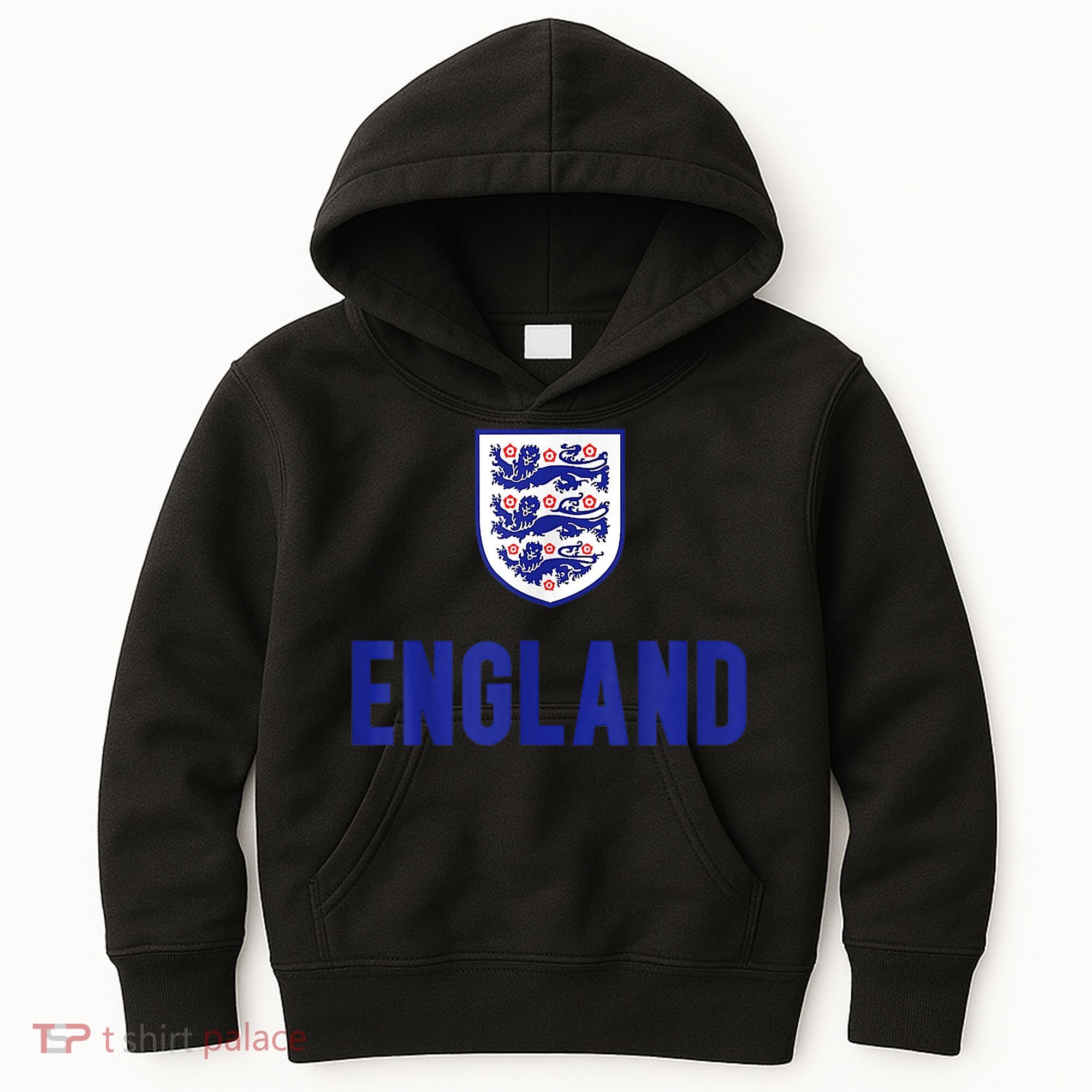 England 1982 Soccer Team Jersey British Three Heraldic Lions Kids Hoodie