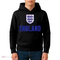 England 1982 Soccer Team Jersey British Three Heraldic Lions Kids Hoodie thumb 4