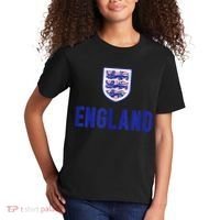 England 1982 Soccer Team Jersey British Three Heraldic Lions Kids T-Shirt thumb 2