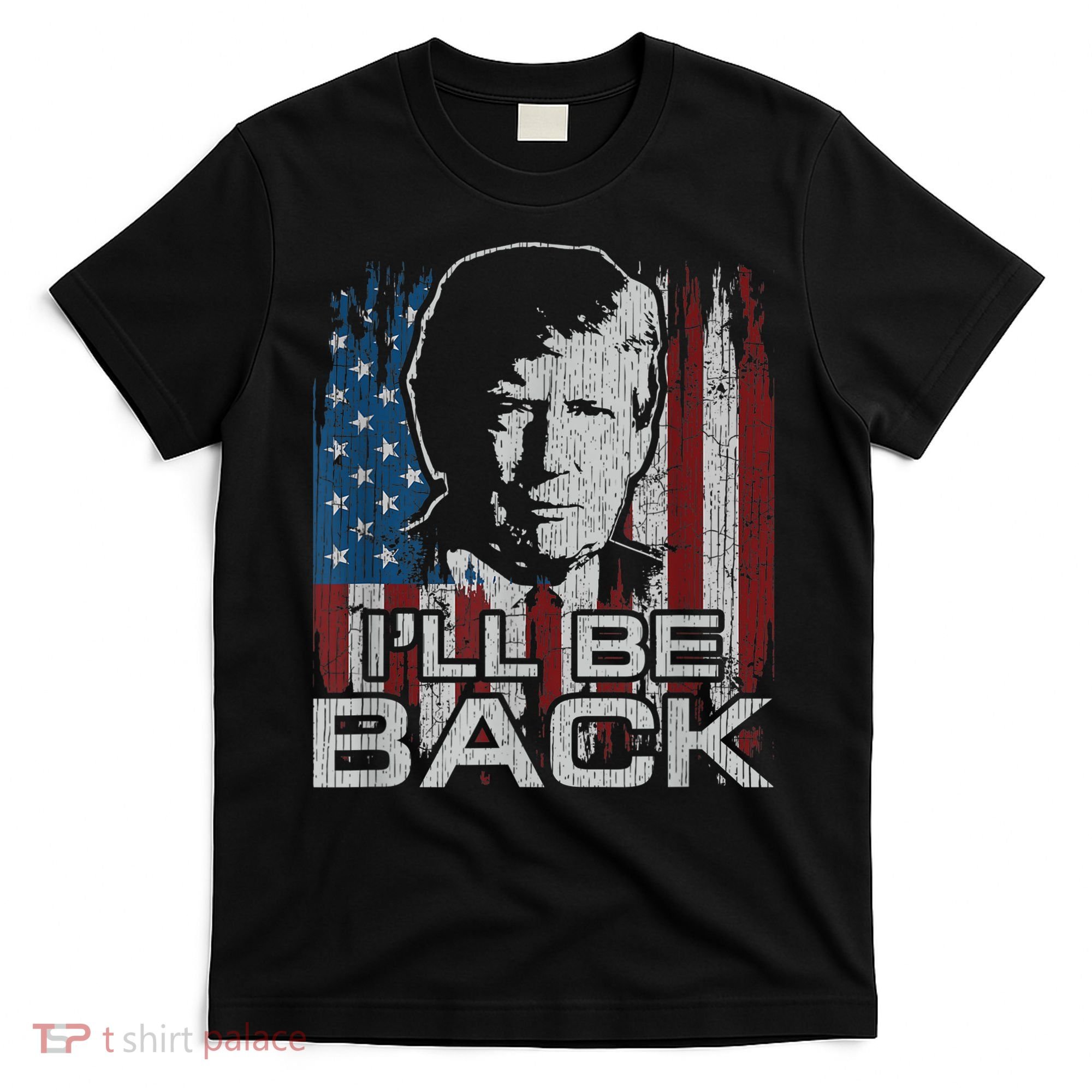 Election 2024 I'll Be Back Trump 2024 Vintage Donald Trump T-Shirt