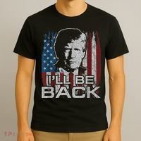 Election 2024 I'll Be Back Trump 2024 Vintage Donald Trump T-Shirt thumb 3