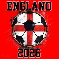 England 2026 North American Soccer Tournament Santa Hat thumb 1