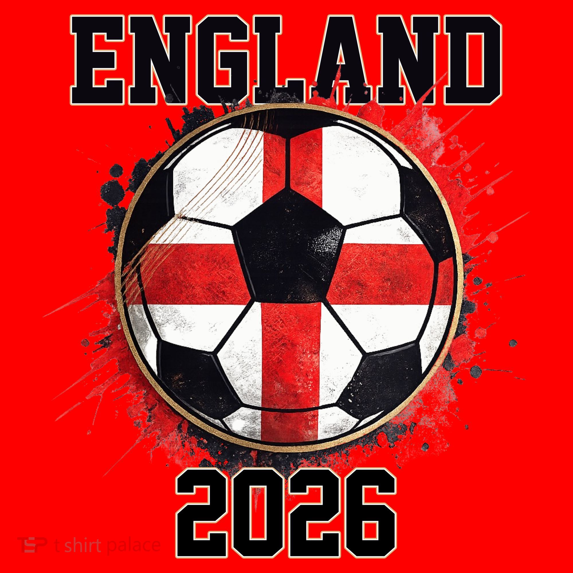 England 2026 North American Soccer Tournament Santa Hat